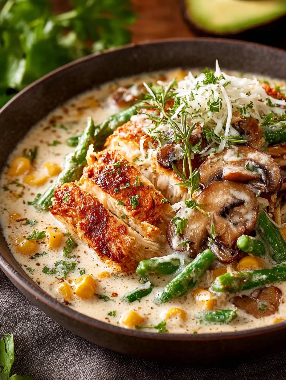 Slow Cooker Creamy Green Chile Chicken Enchilada Soup Recipe - Slow Cooker Creamy Green - main visual representation