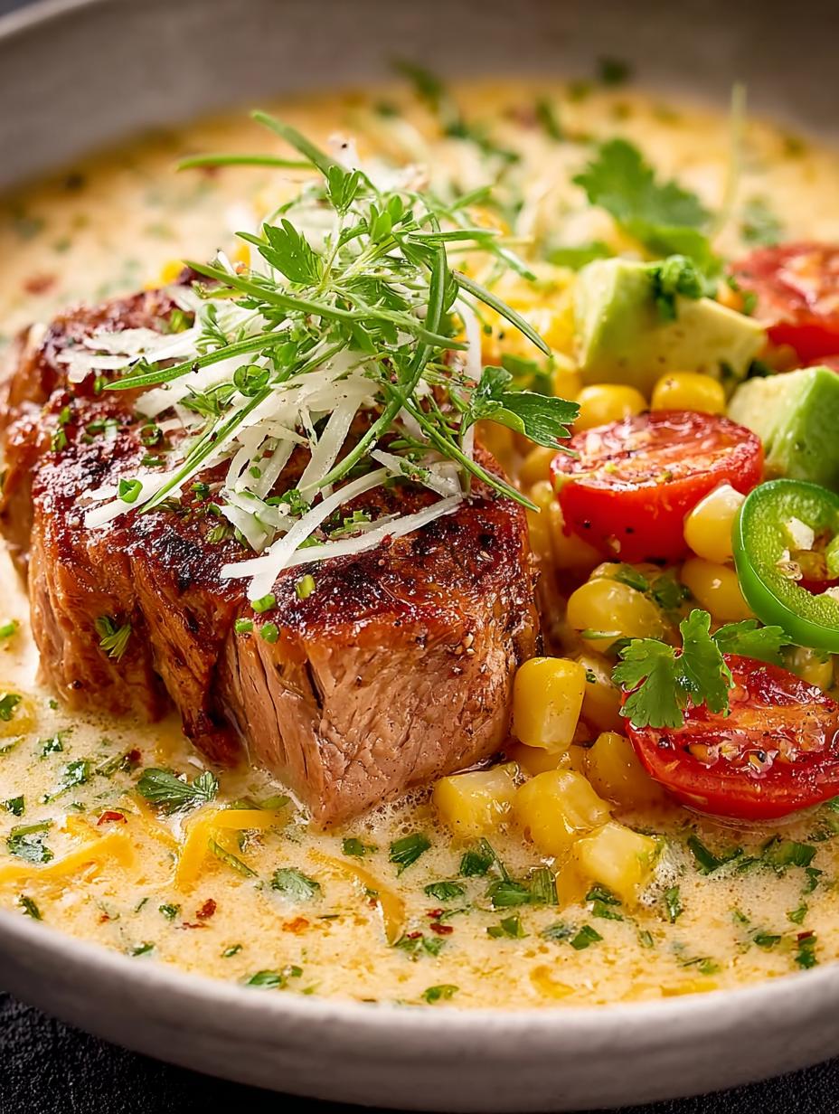 Slow Cooker Creamy Green Chile Chicken Enchilada Soup Recipe - Slow Cooker Creamy Green - additional detail