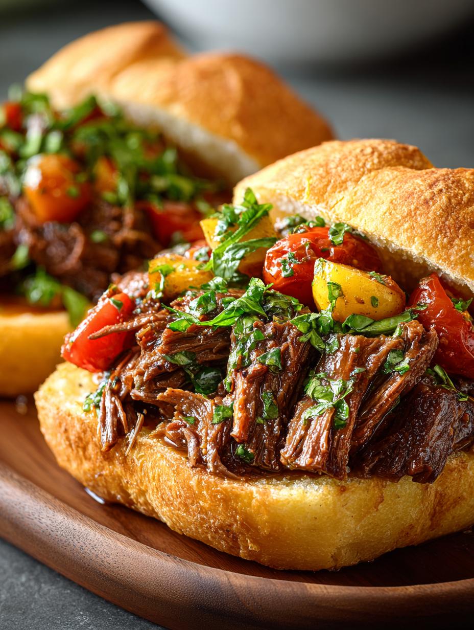 Slow Cooker Italian Beef: 6 Steps to Comfort Food 5 Slow Cooker Italian Beef: 6 Steps to Comfort Food - Slow Cooker Italian Beef - additional detail