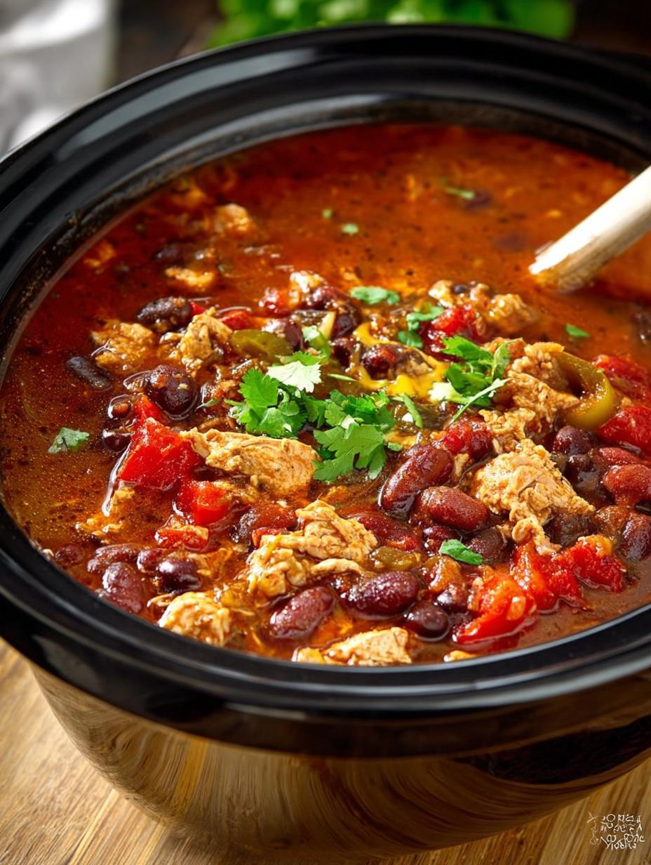 Slow Cooker Turkey Chili