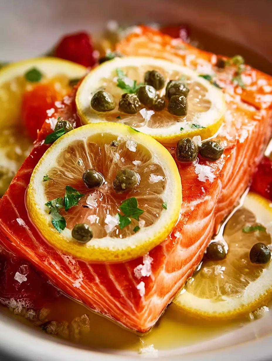 Slow Roasted Salmon with