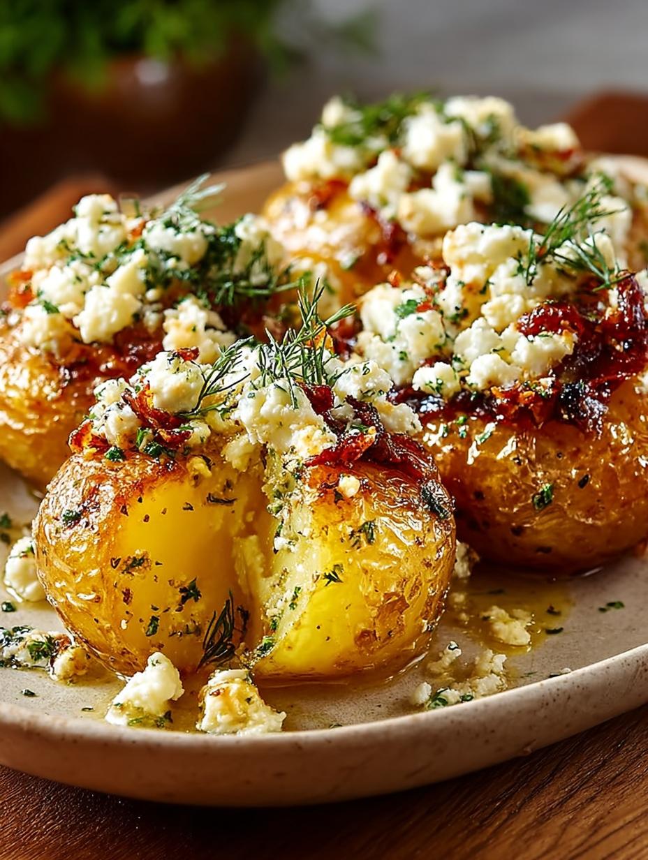 Smashed Potatoes with Feta: 5 Reasons to Love This Dish - Smashed Potatoes with Feta - main visual representation