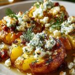 Smashed Potatoes with Feta