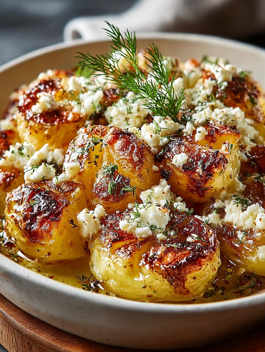 Smashed Potatoes with Feta: 5 Reasons to Love This Dish - Smashed Potatoes with Feta - additional detail