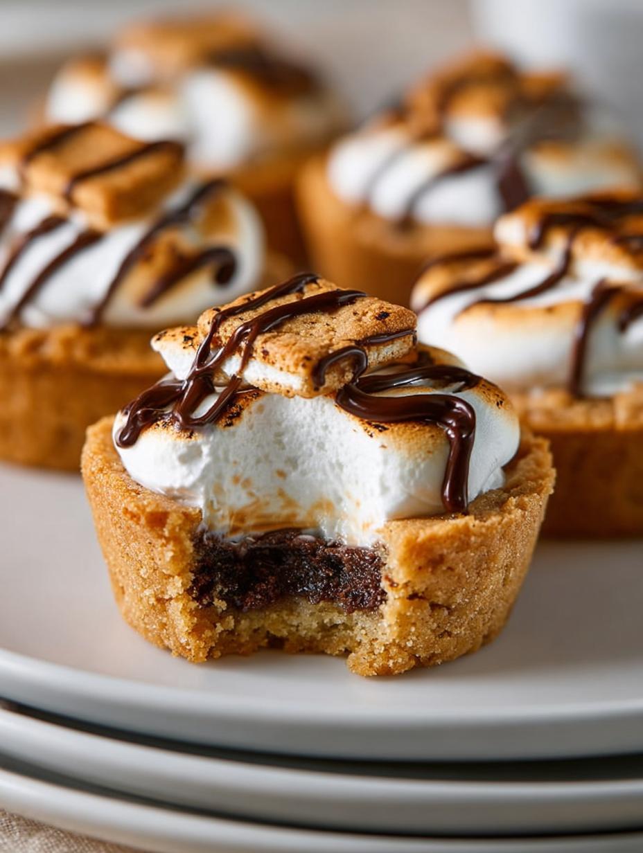Smores Cookie Cups