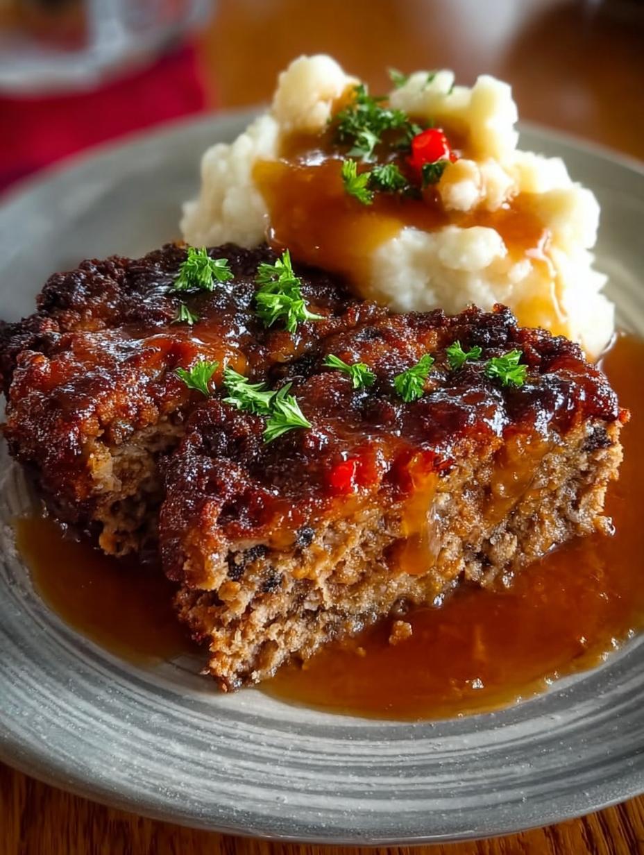 Southern Meatloaf with Brown