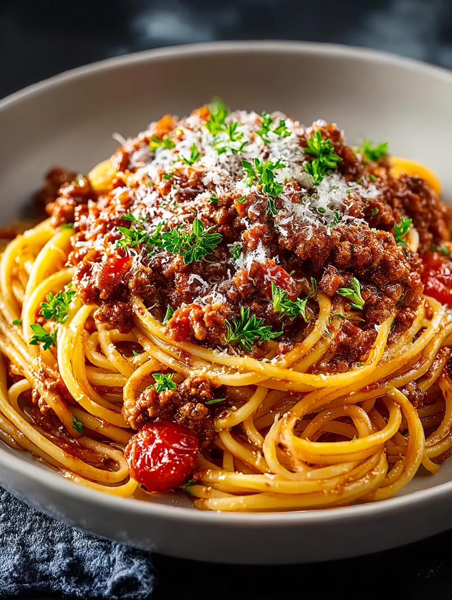 Spaghetti Bolognese Italian Comfort