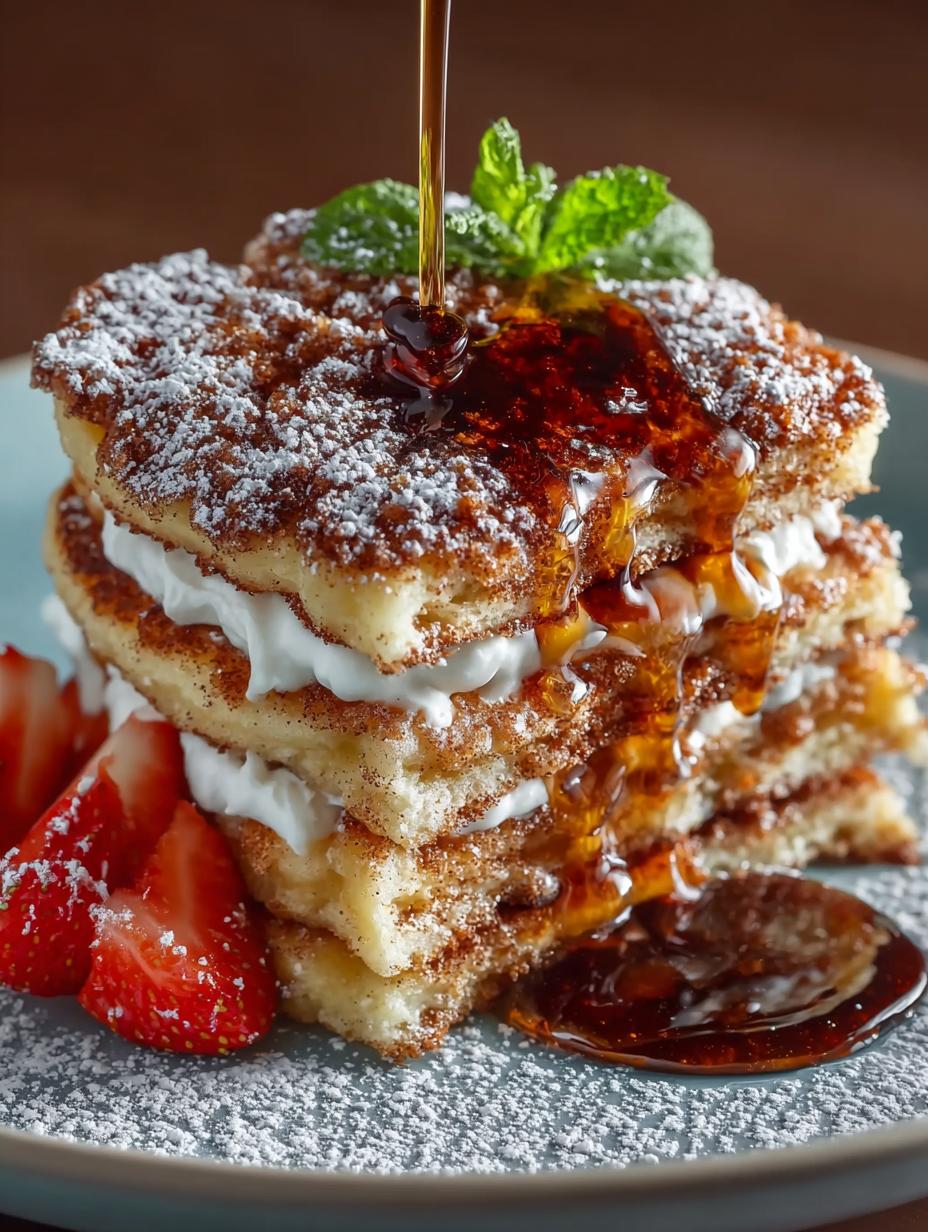 Spanish Churro Pancakes