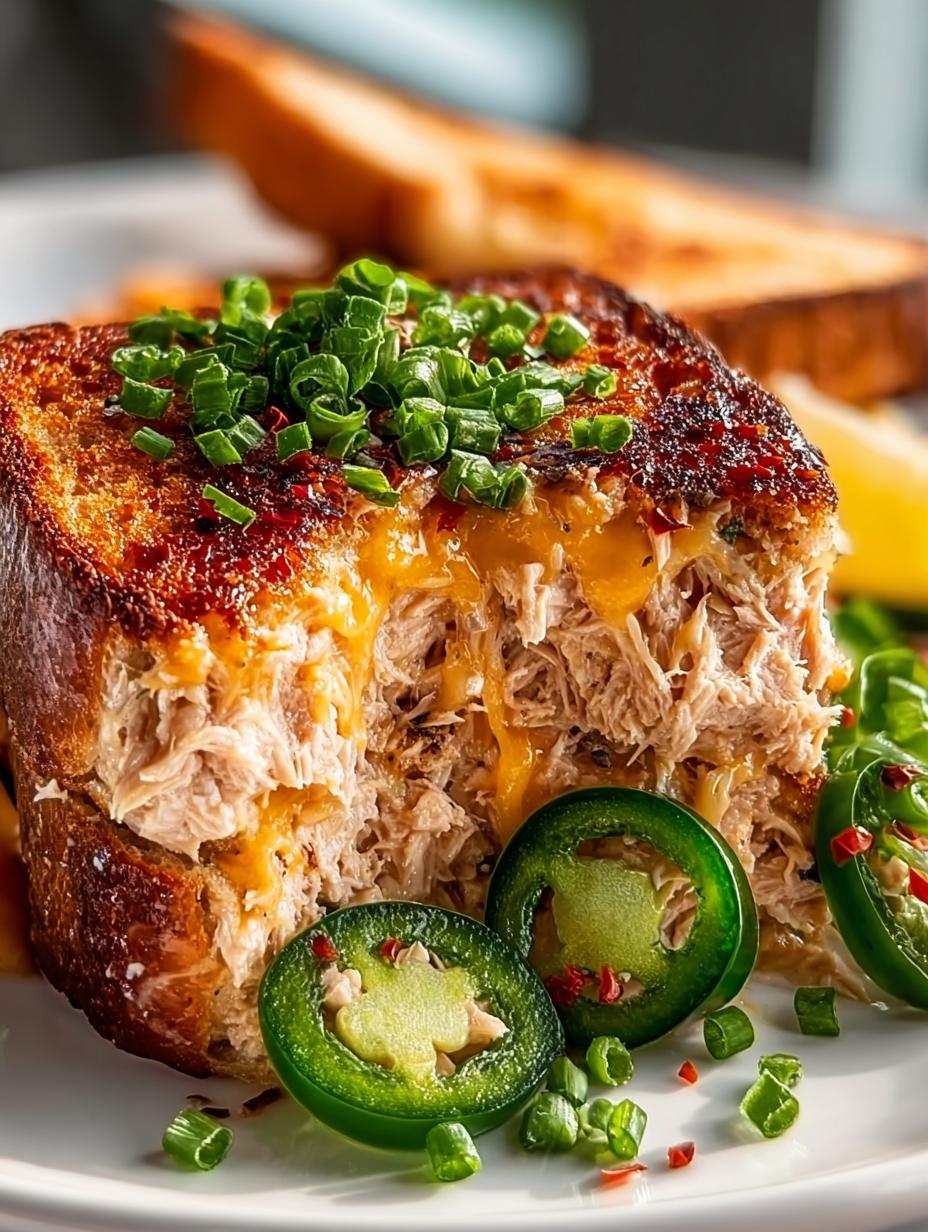 Spicy Jalapeno Cheddar Tuna Melt: A Flavorful Delight - Spicy Jalapeno Cheddar Tuna - additional detail