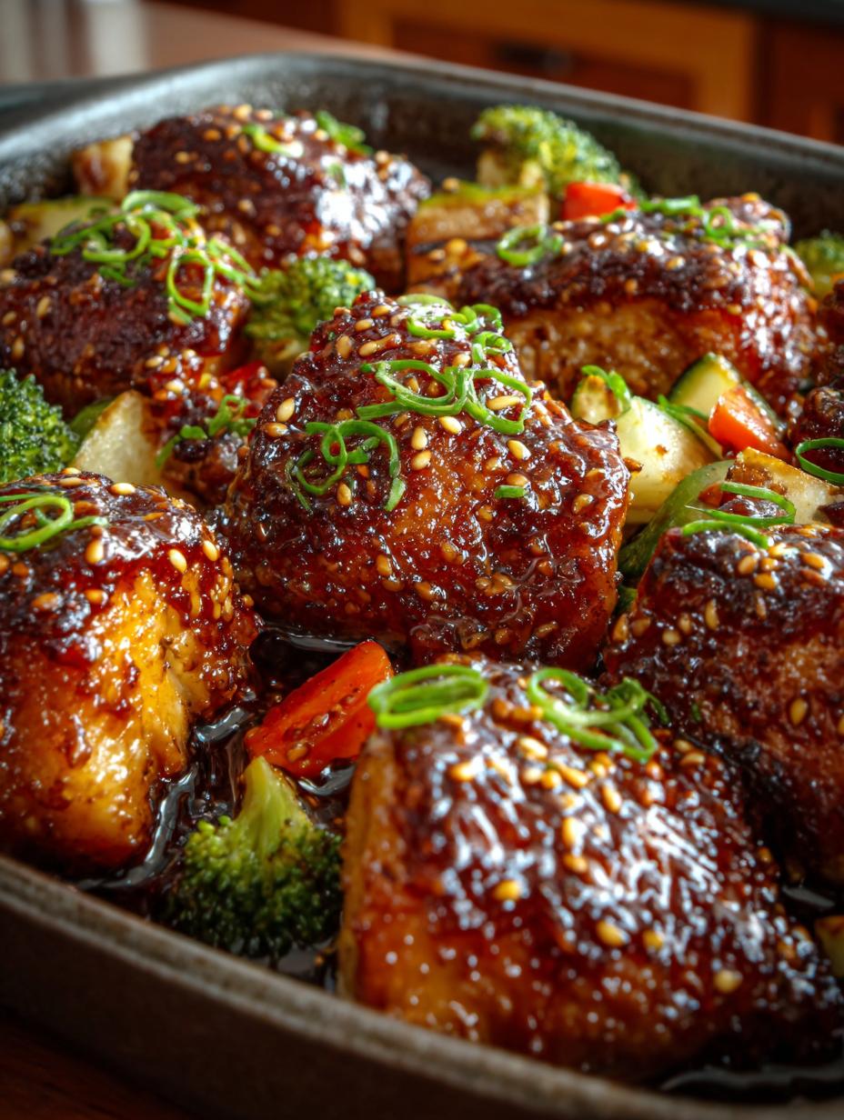 Sticky Sweet Honey Garlic