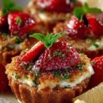 Strawberry Shortbread Cups For