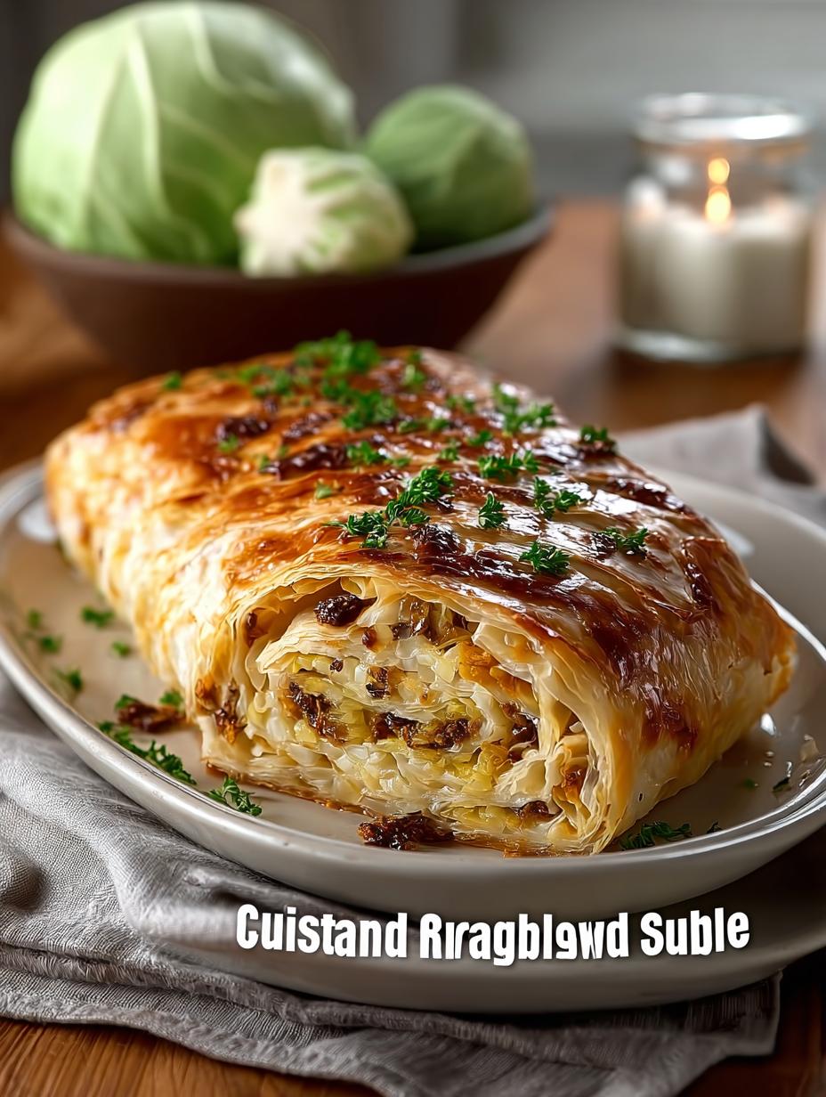 Sweet Cabbage Strudel: 5 Steps to a Delicious Dessert - Sweet Cabbage Strudel - main visual representation