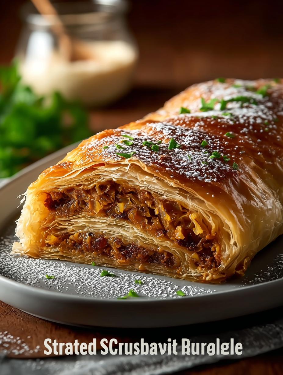 Sweet Cabbage Strudel