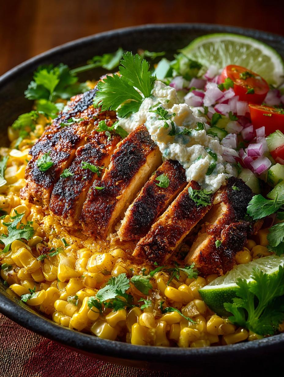 Tasty Street Corn Chicken Bowl: 5 Bold Flavors to Savor - Tasty Street Corn Chicken - main visual representation