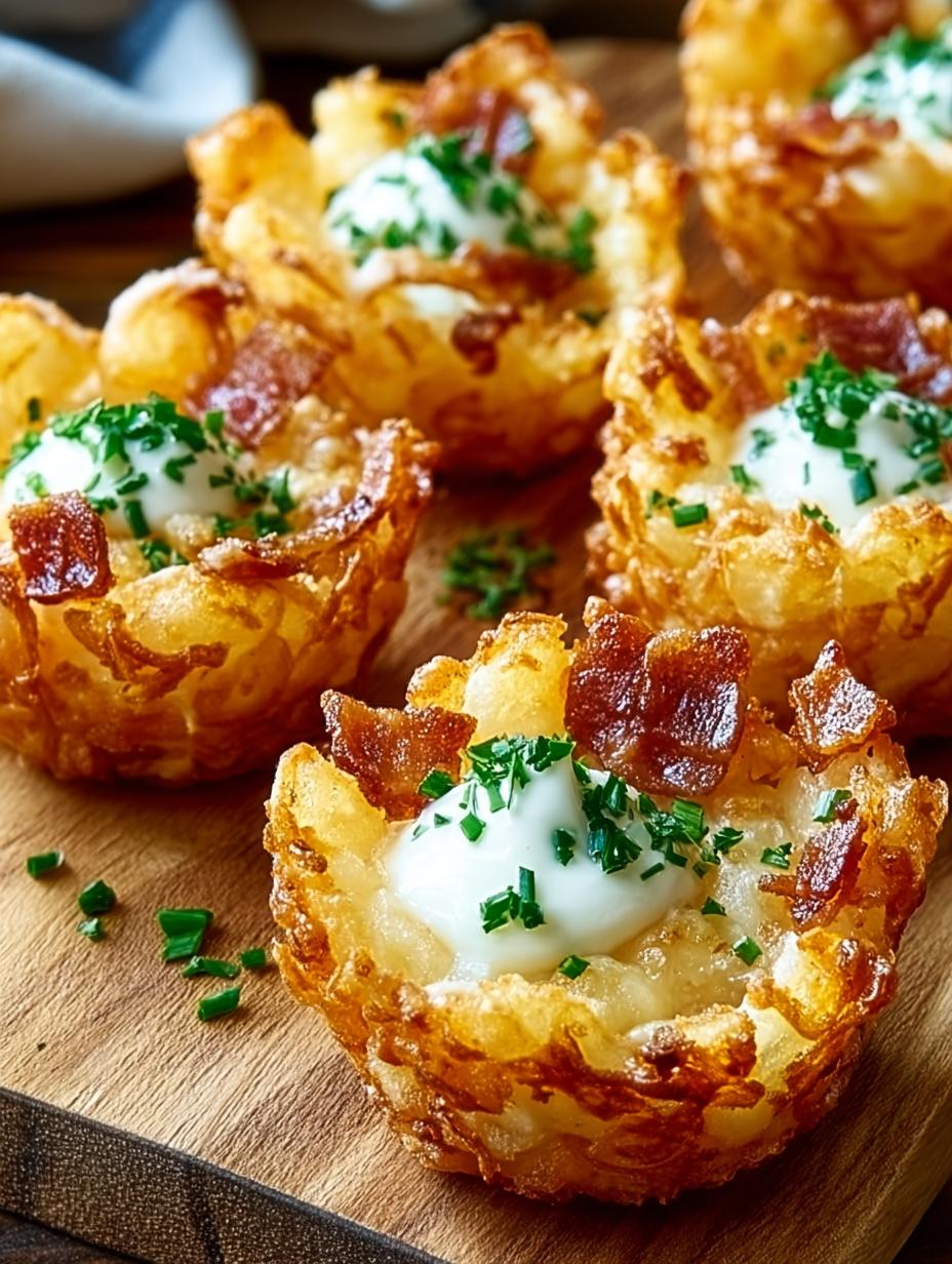 Tater Tot Appetizer Cups