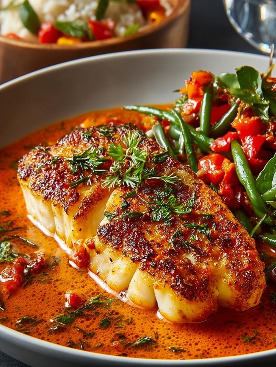Delicious Tilapia Roasted Pepper Sauce Recipe - Tilapia Roasted Pepper Sauce - main visual representation