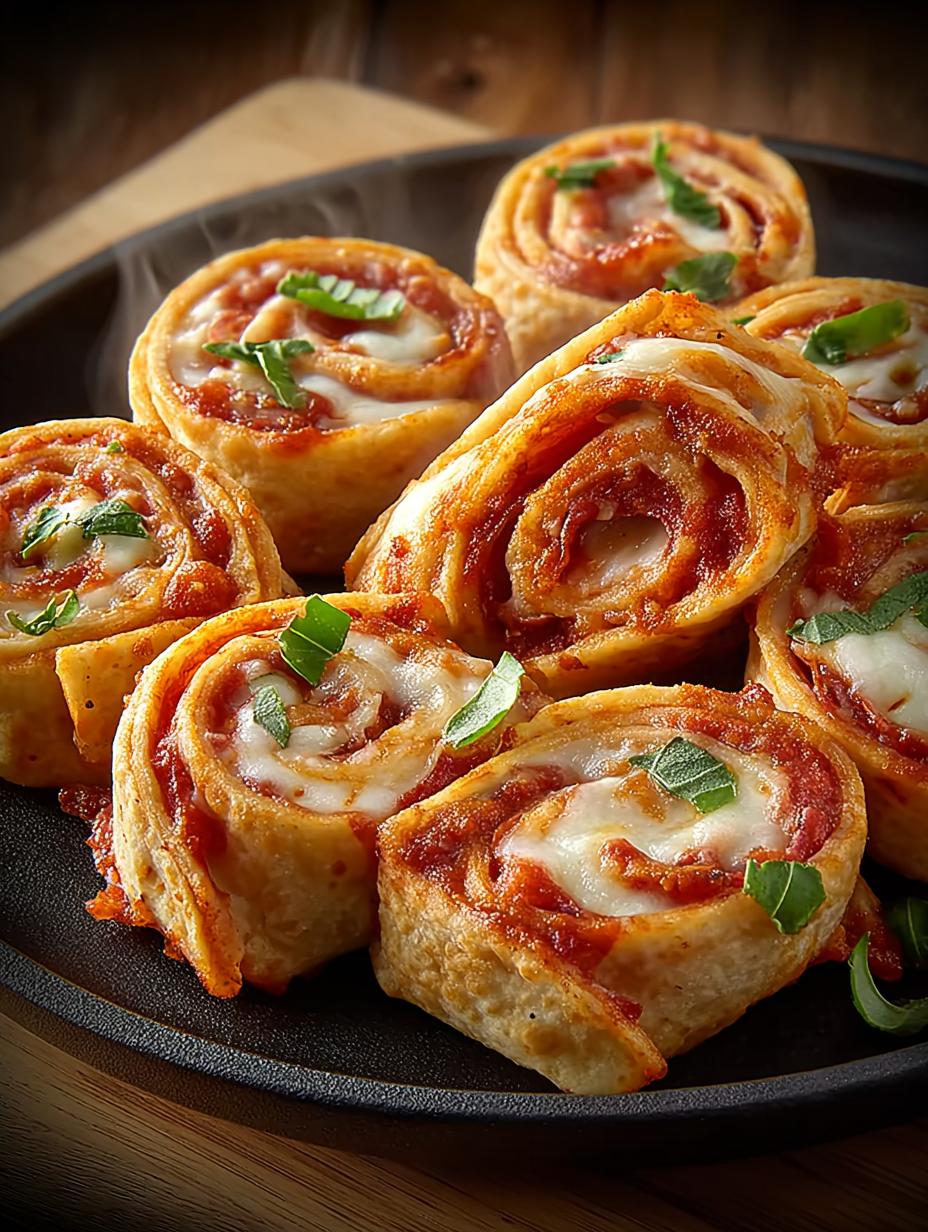 Tortilla Pizza Rolls