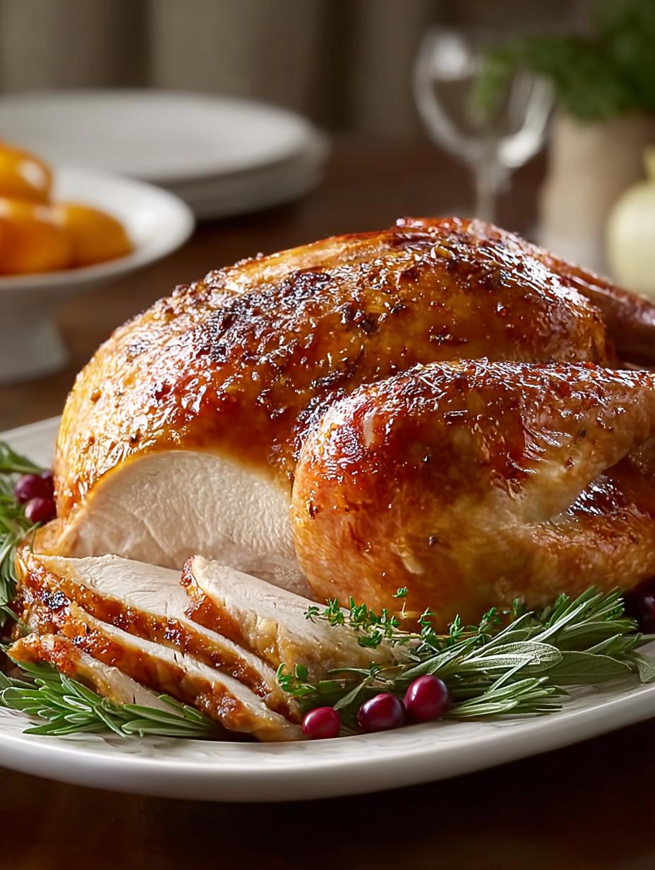 Irresistibly Juicy Traditional Brined Roast Turkey Recipe - Traditional Brined Roast Turkey - main visual representation