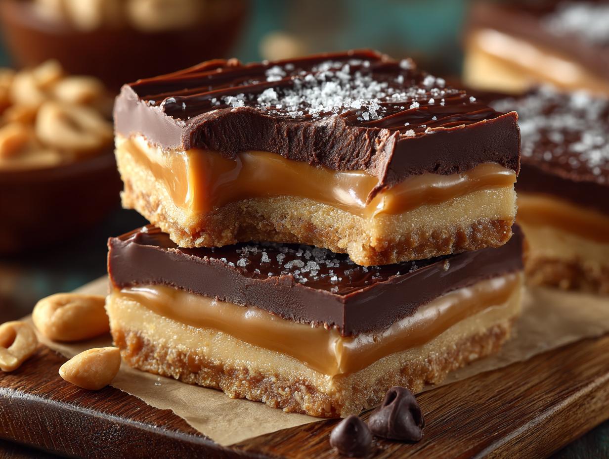Close-up of Unbelievable Chocolate Peanut Butter Snowballs with chocolate drizzle