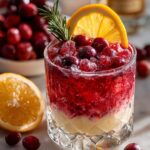 Vanilla Cranberry Crush Mocktail