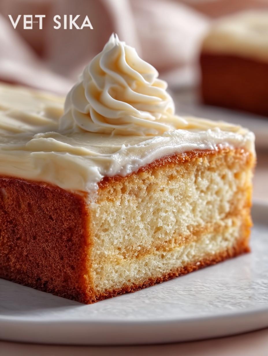 Vanilla Sheet Cake