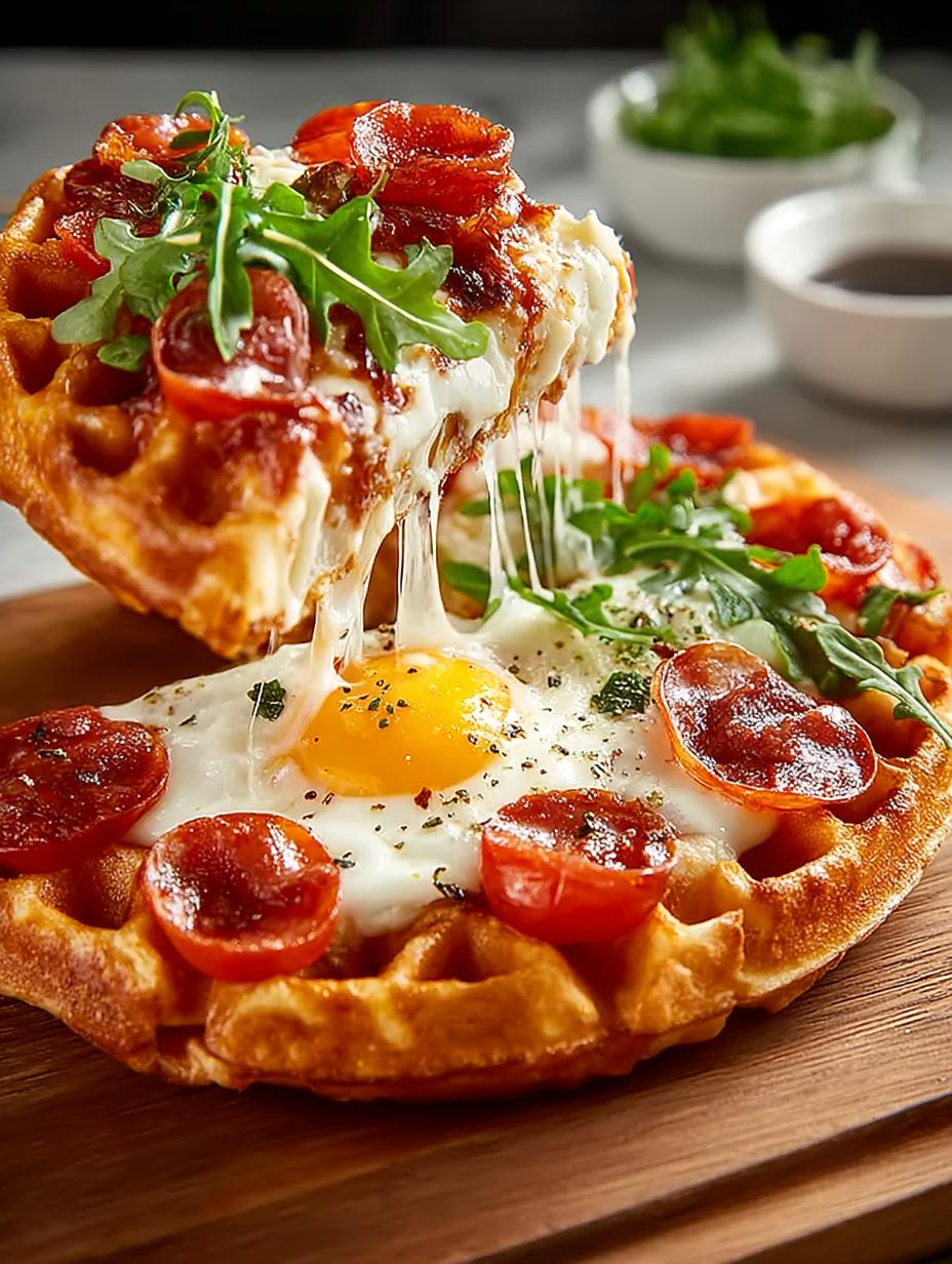 Waffle Breakfast Pizzas: 5 Irresistible Recipes to Try - Waffle Breakfast Pizzas - main visual representation