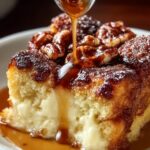 Warm Caramel Bread Pudding