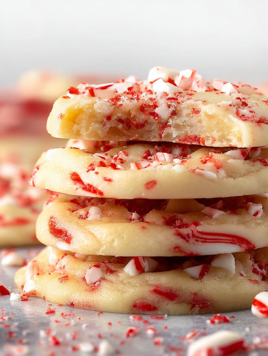 Delicious White Chocolate Candy Cane Cookies Recipe - White Chocolate Candy Cane - additional detail