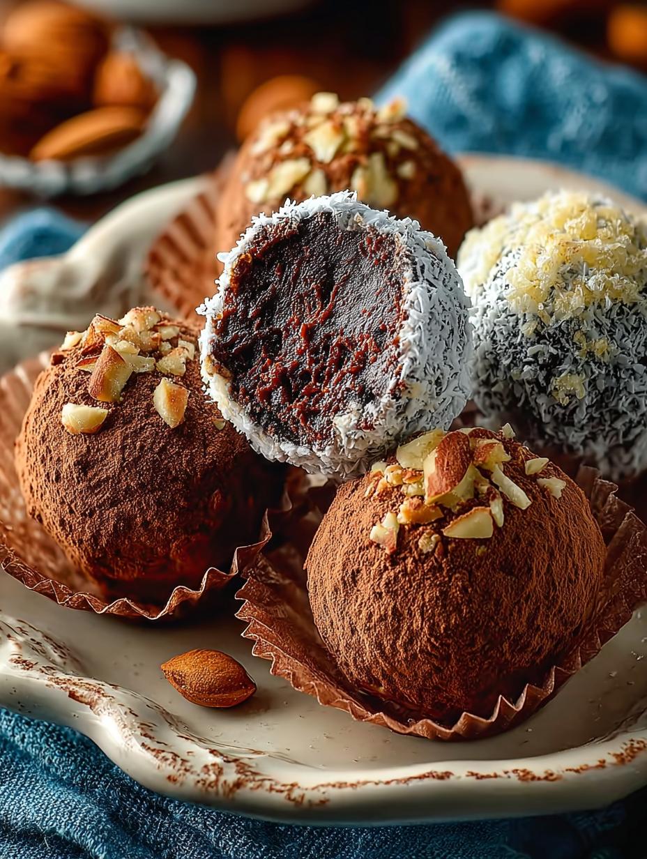 Amaretto Chocolate Truffles