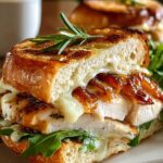 Apricot Brie Chicken Sandwiches