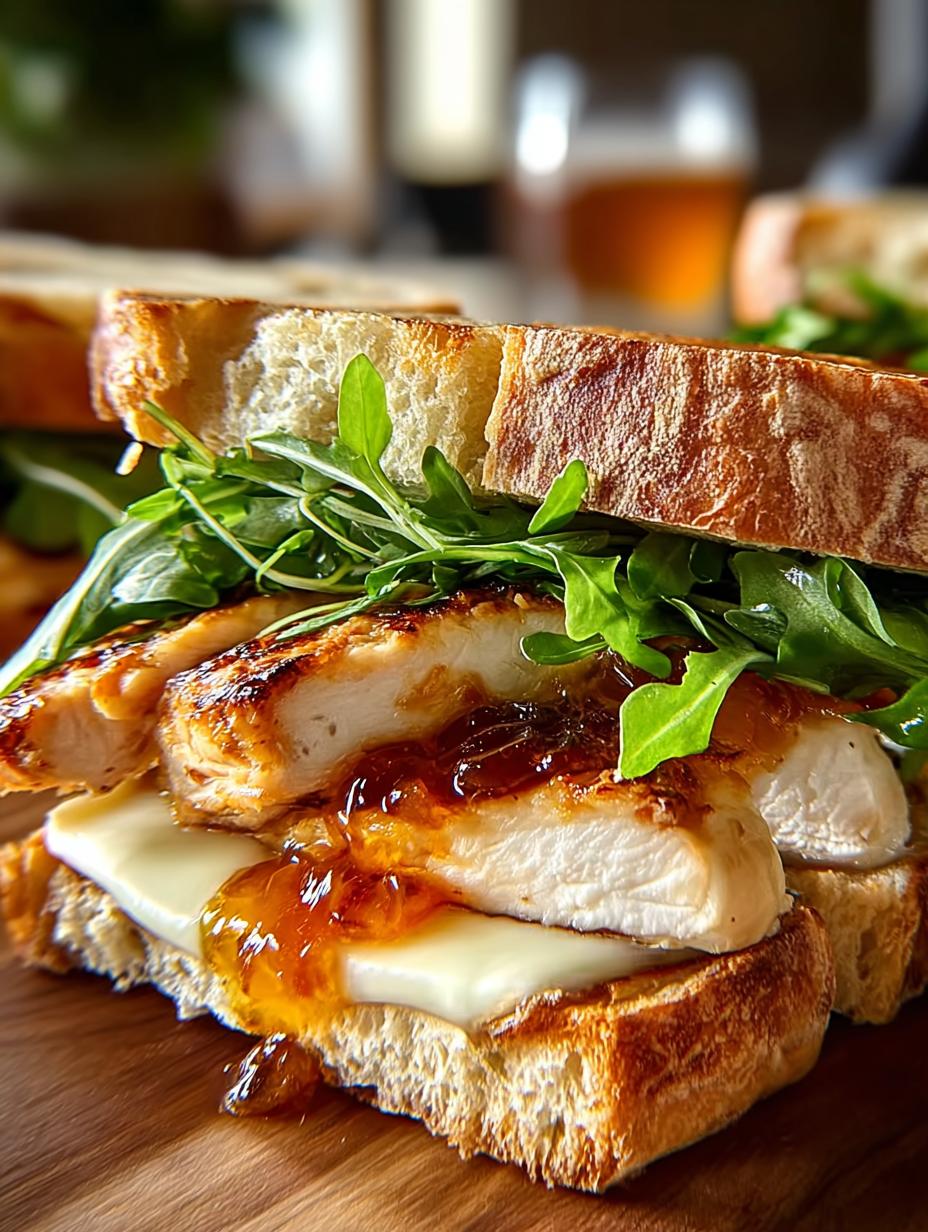 Melt-In-Your-Mouth Apricot Brie Chicken Sandwiches - Apricot Brie Chicken Sandwiches - additional detail