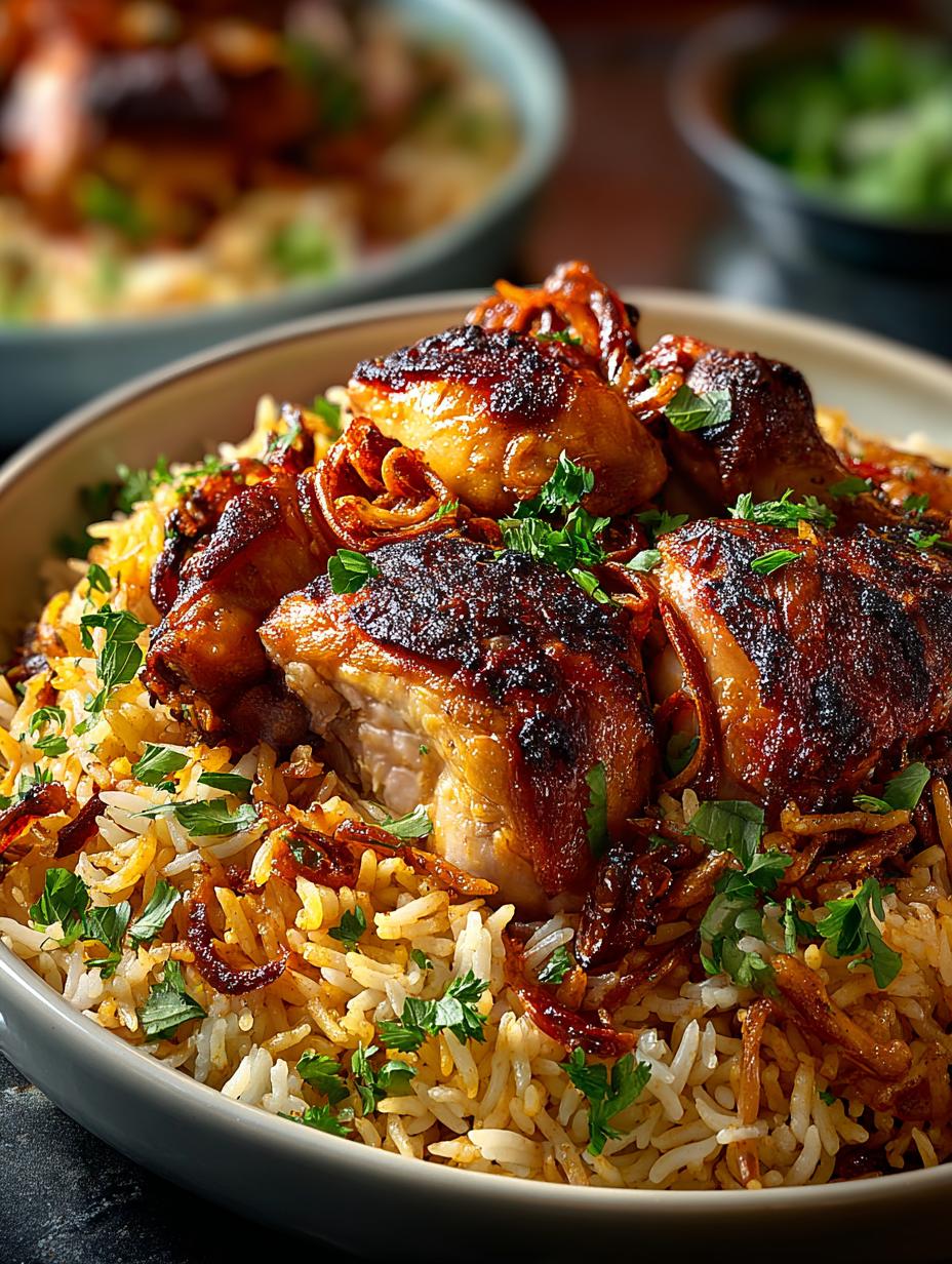 Arabic Chicken Rice Kabsa