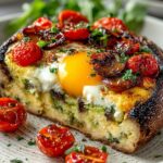 Avocado Egg Stuffed Portobello