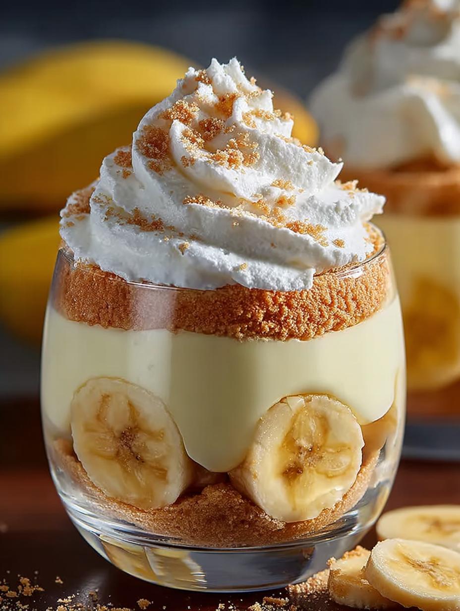Bake Banana Pudding Cups