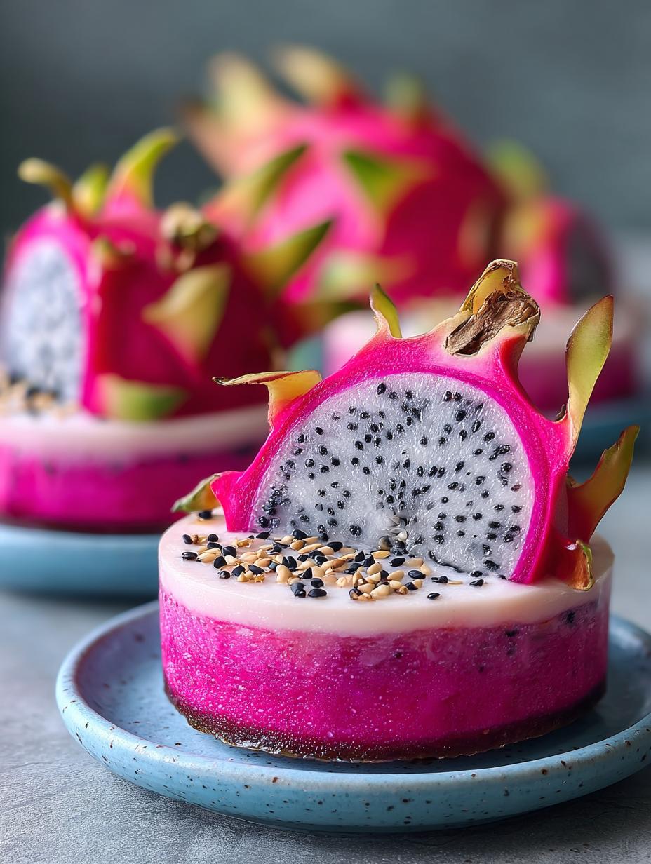 Bake Dragon Fruit Mini Cheesecakes: 5 Tropical Delights - Bake Dragon Fruit Mini - main visual representation