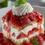 Bake Strawberry Cream Dessert