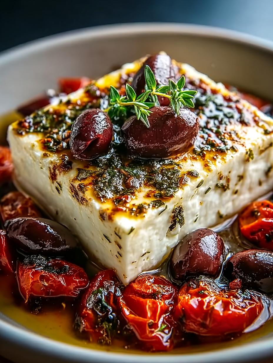 Baked Feta with Olives: 7 Irresistible Flavor Combos - Baked Feta with Olives - additional detail