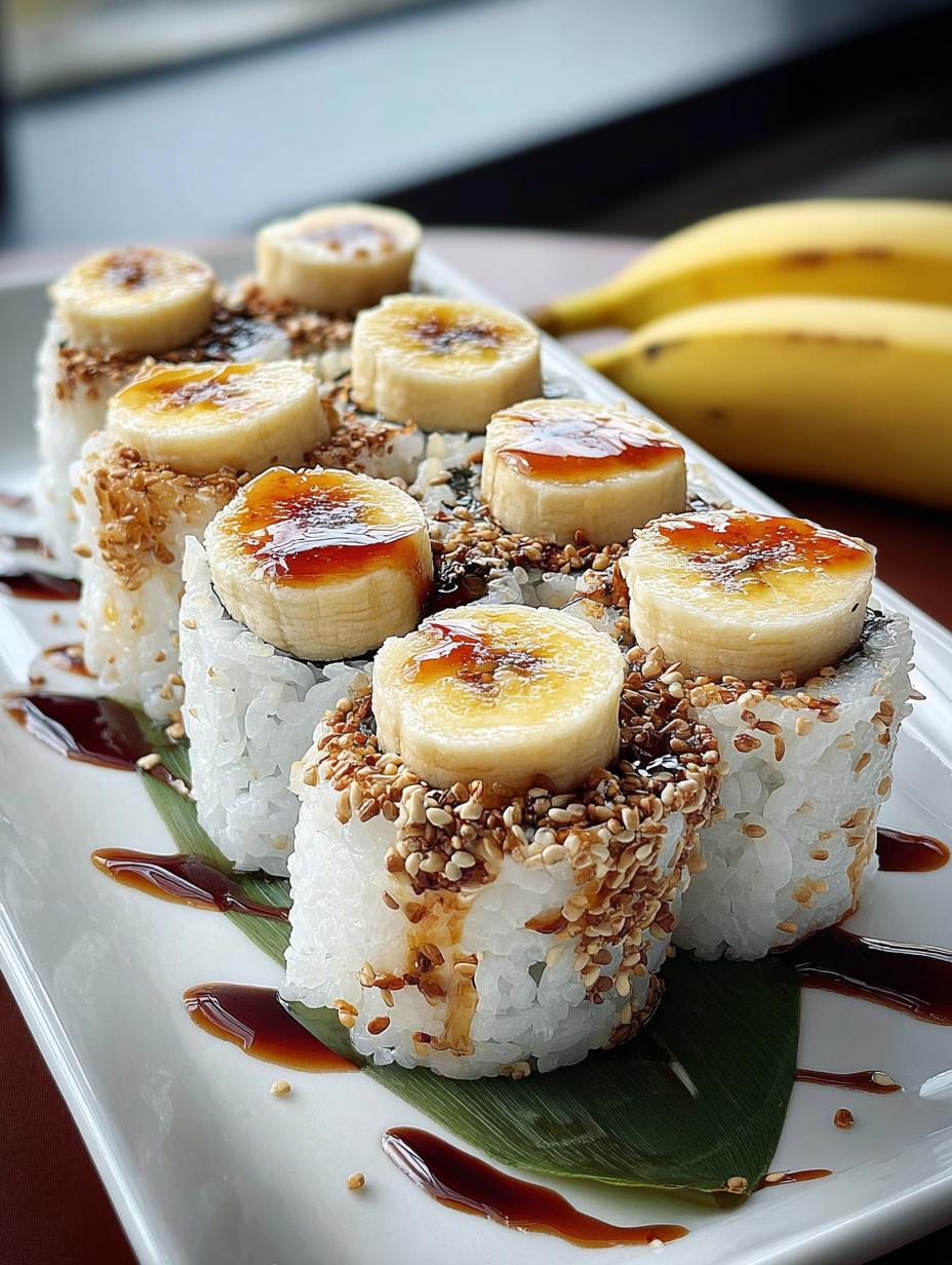Banana Sushi Fun Healthy