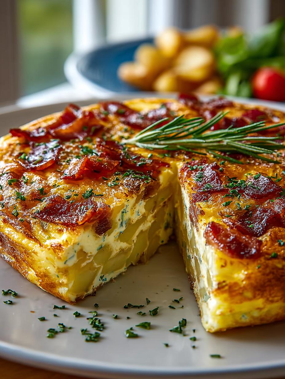 Beef Bacon Potato Frittata