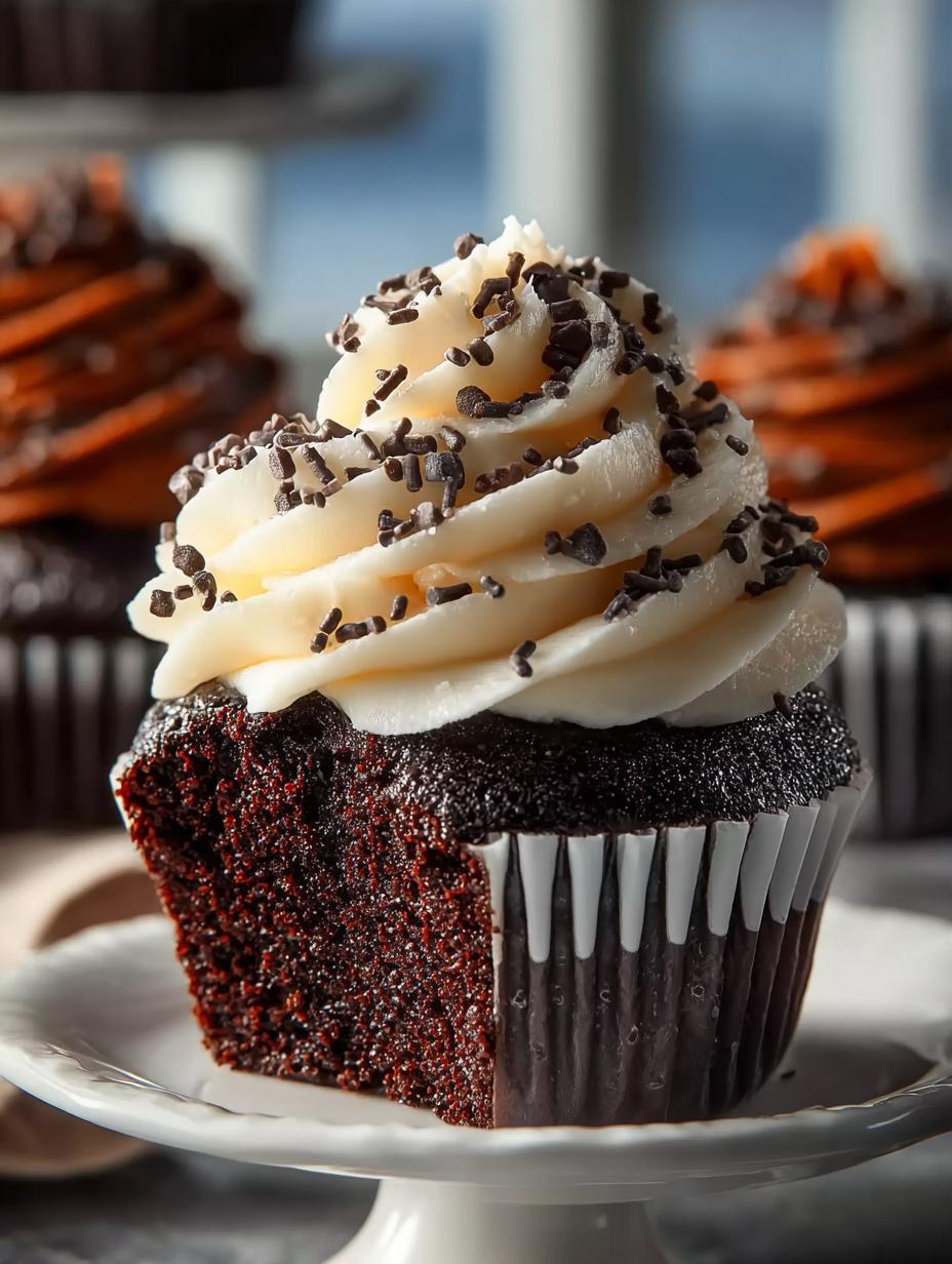 Black Velvet Cupcakes