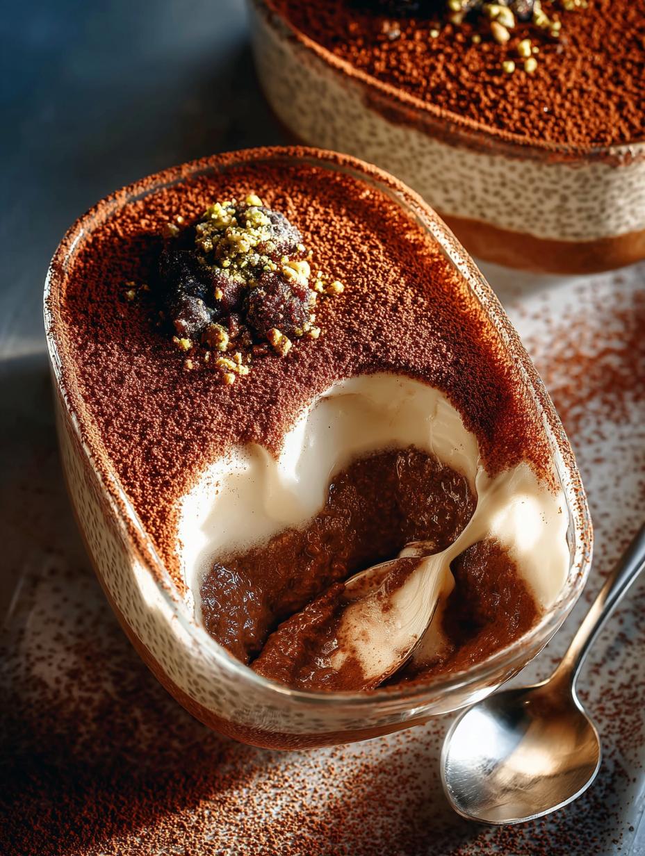 Delicious Blended Tiramisu Chia Pudding Recipe 4 Delicious Blended Tiramisu Chia Pudding Recipe - Blended Tiramisu Chia Pudding - main visual representation