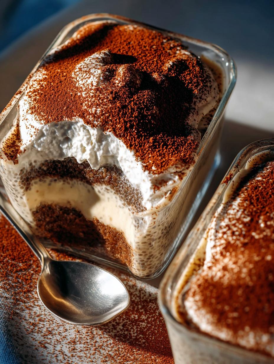 Delicious Blended Tiramisu Chia Pudding Recipe - Blended Tiramisu Chia Pudding - additional detail