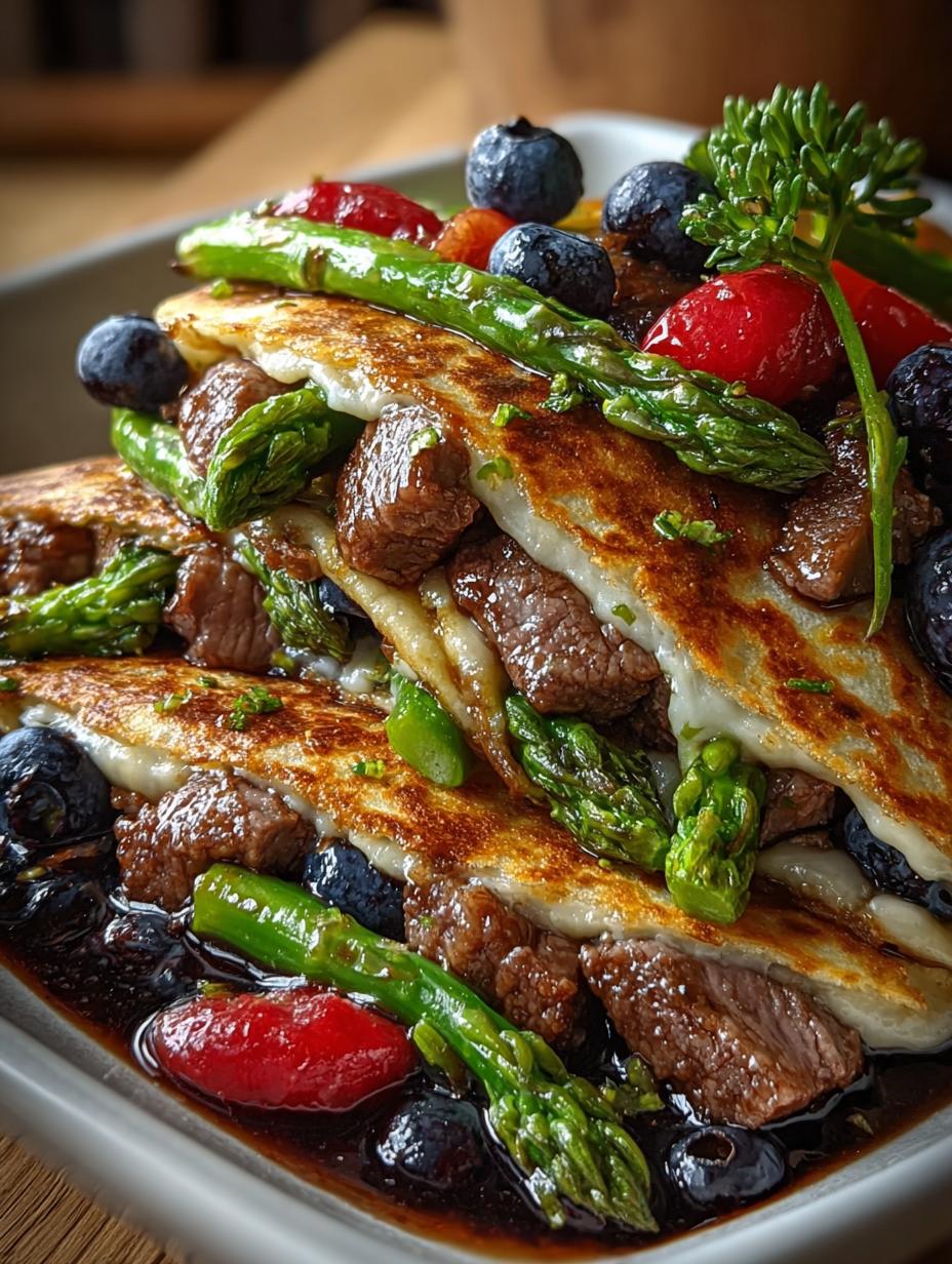 Blueberry Breakfast Quesadilla Youll