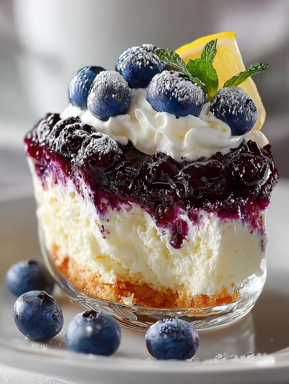 Blueberry Lemon Heaven Dessert: A Refreshing Delight - Blueberry Lemon Heaven Dessert - main visual representation
