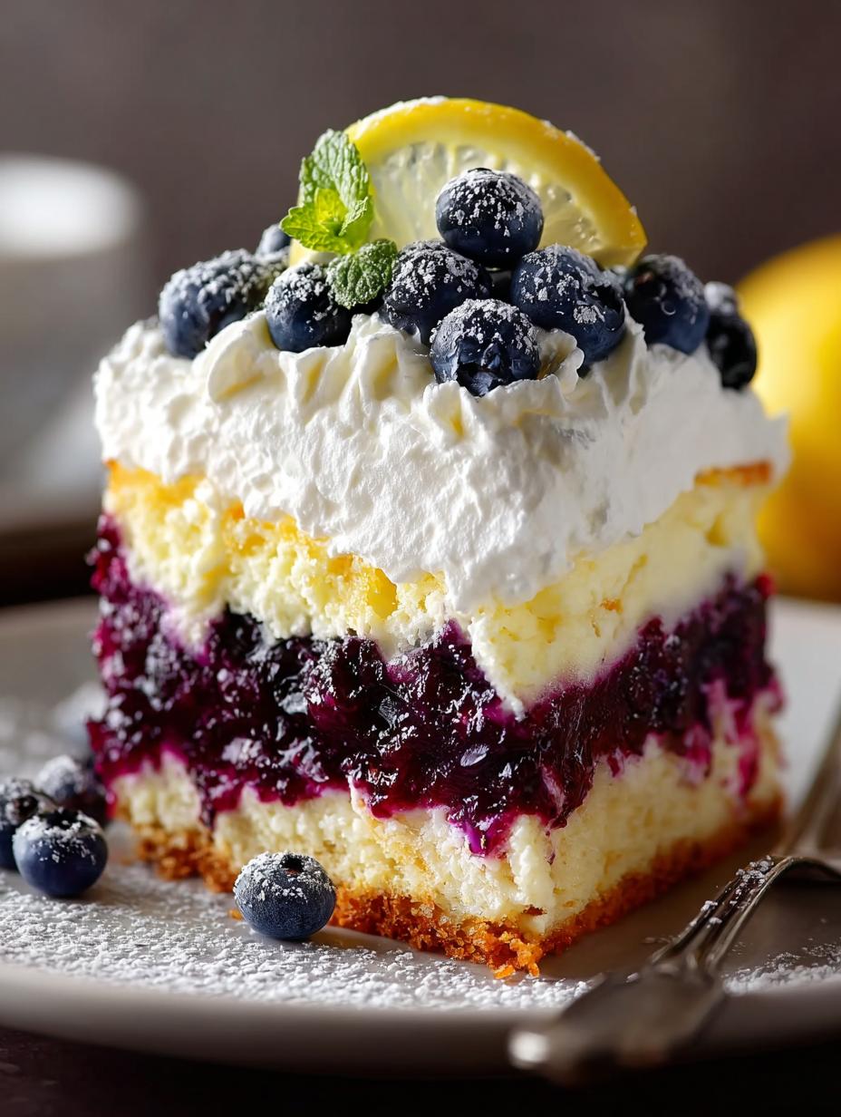 Blueberry Lemon Heaven Dessert