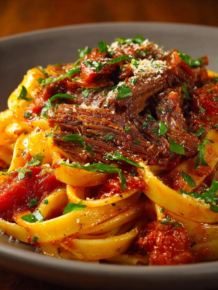 Delicious Braised Beef Pasta: A Comfort Food Delight - Braised Beef Pasta - additional detail
