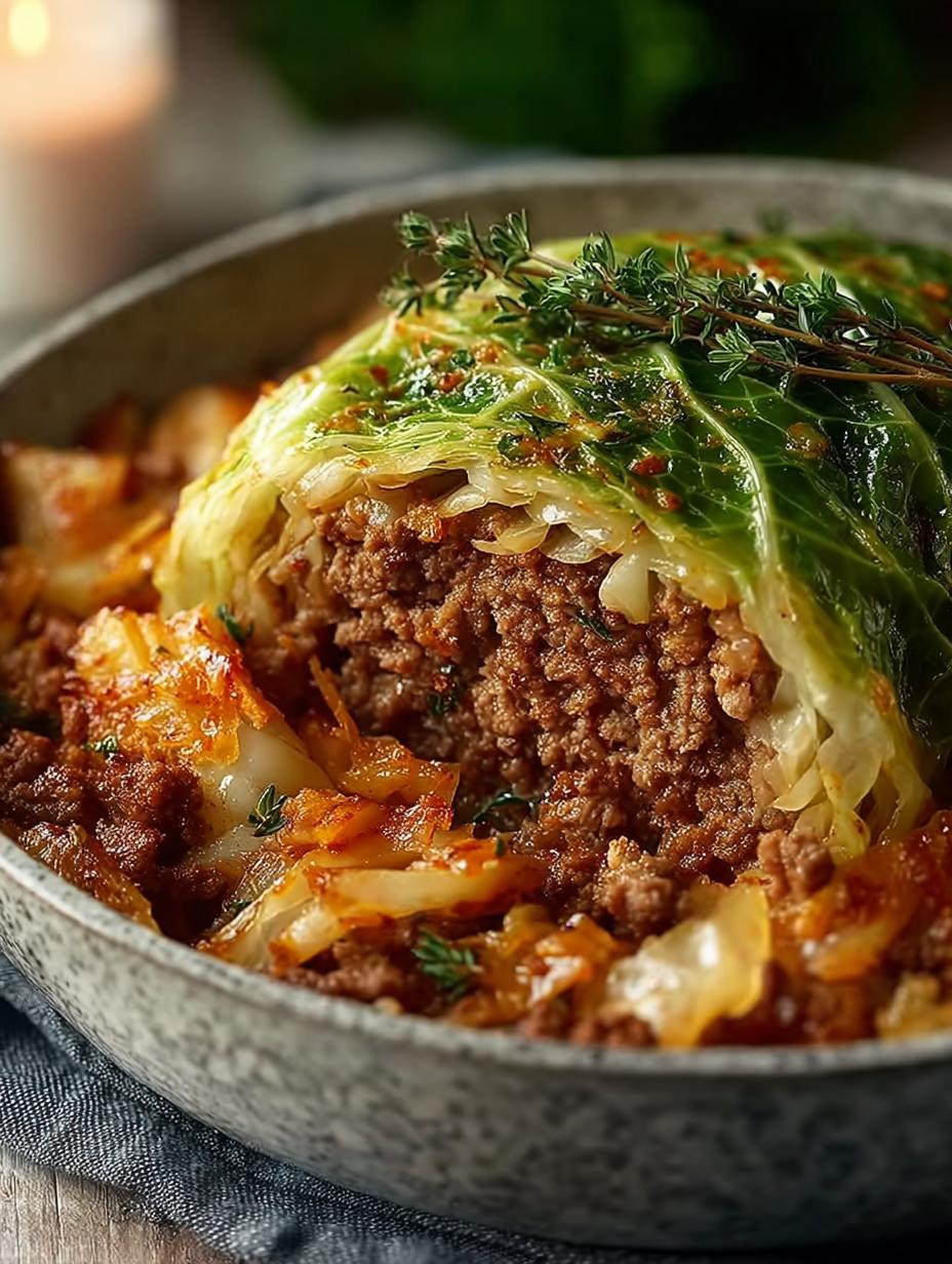 Budget Ground Beef Cabbage