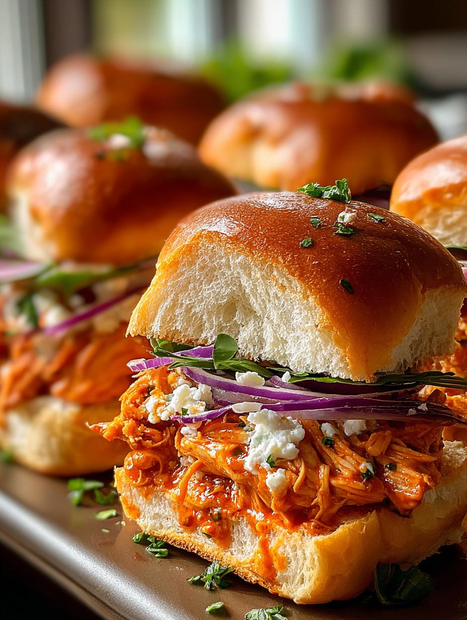 Buffalo Chicken Sliders