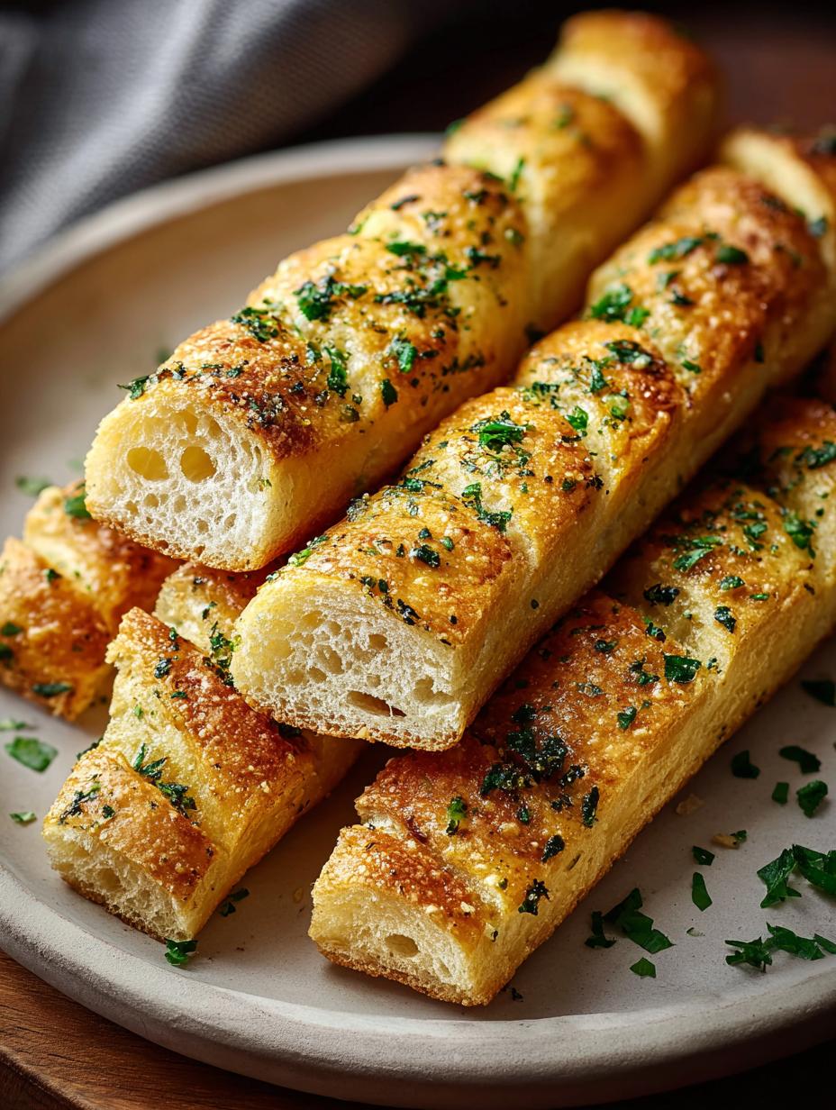 Delicious Buttery Garlic Breadsticks Recipe for Everyone - Buttery Garlic Breadsticks - main visual representation