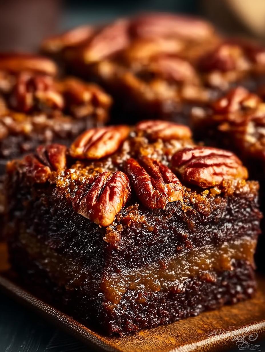 Indulge in 5 Amazing Buttery Pecan Pie Brownies - Buttery Pecan Pie Brownies - additional detail